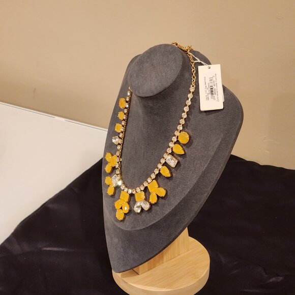 Brand New!! KATE SPADE New York: Secret Garden Yellow|Epoxy Stone| Necklace - Picture 1 of 8